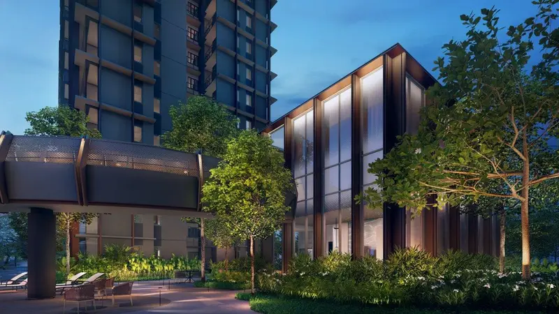 Artist’s impression of the clubhouse at The Continuum