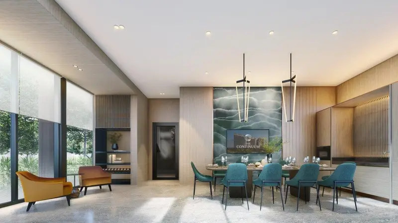 Artist’s impression of the function room at The Continuum